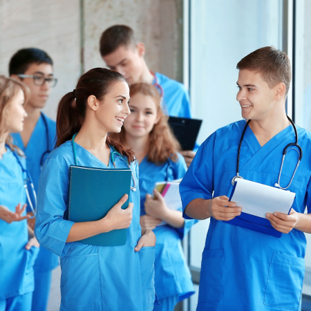 Group of nurse interns