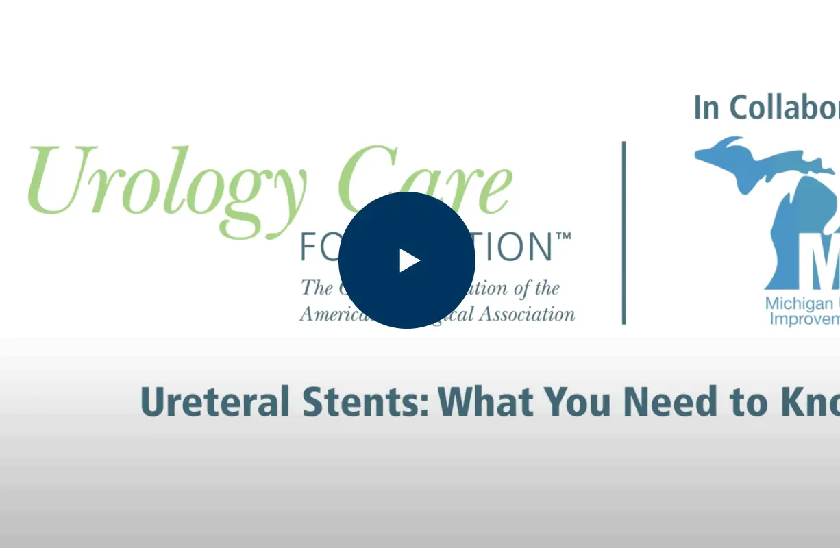 What is a ureteral stent video